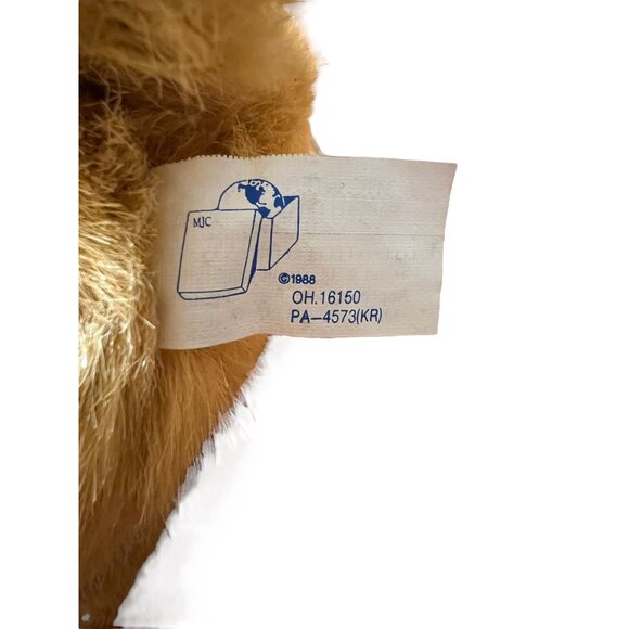 Vintage 1988 MJC International Fox Plush Stuffed Animal Can be Hung 5" - Picture 5 of 5